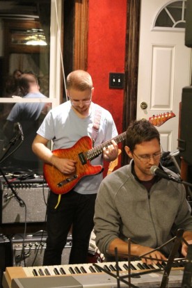 Jacob Daugherty on electric guitar and Jon Schubert on piano